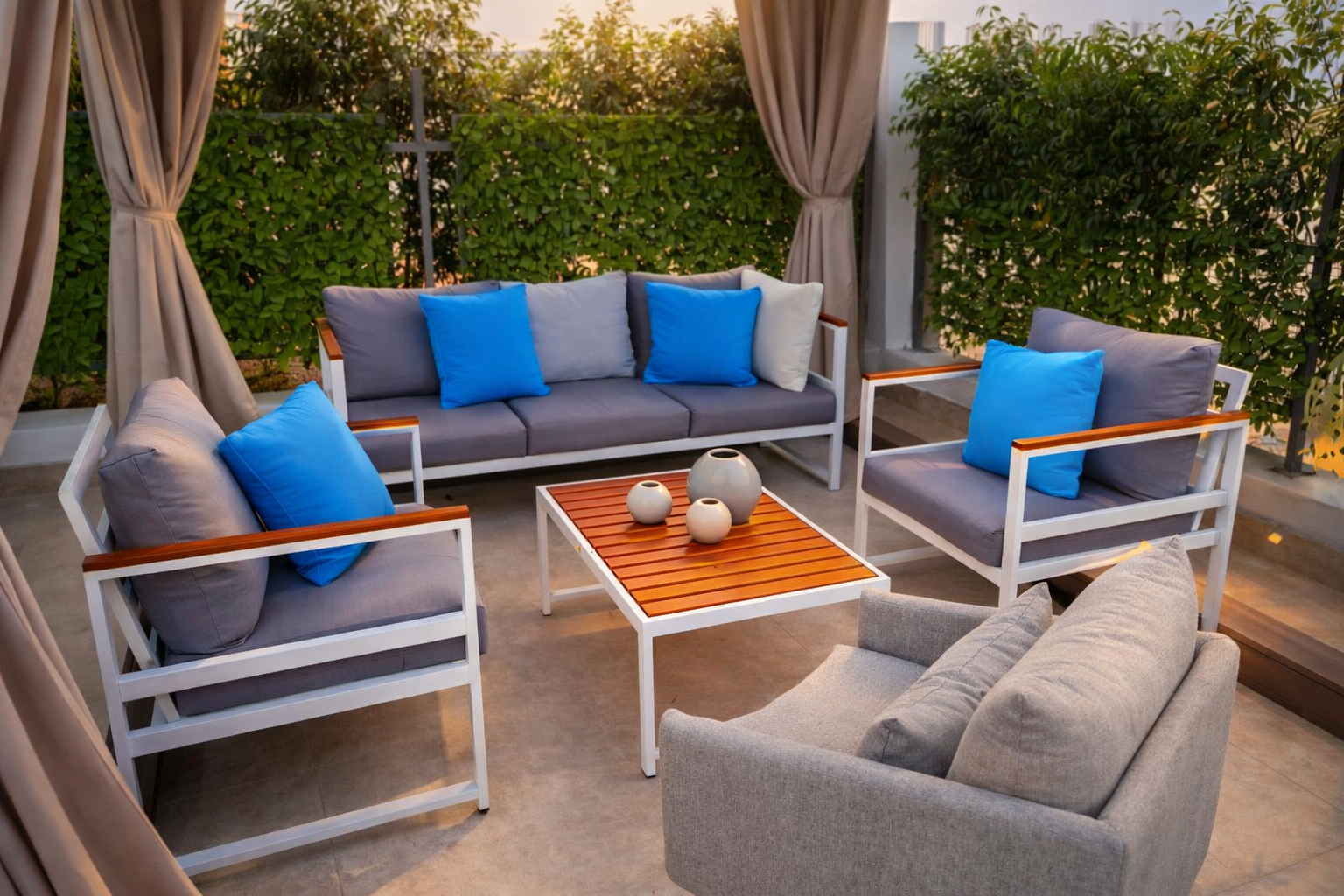 طقم أنتريه خارجي فاخر – تصميم مودرن