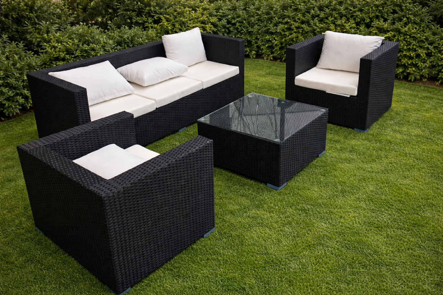 طقم راتان بيور فاخر – تصميم مودرن Premium